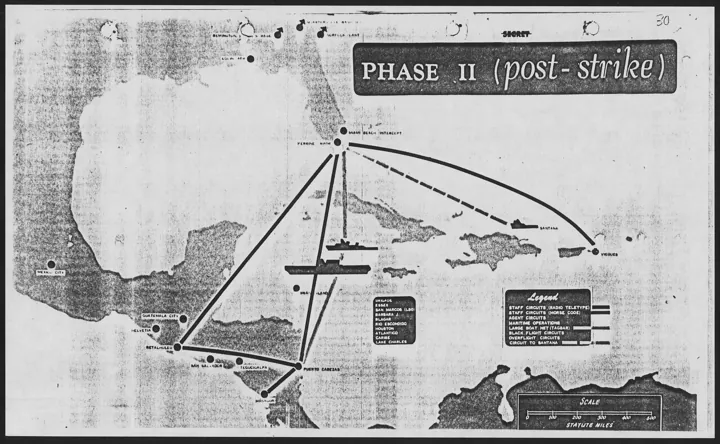 Photo d’origine : Le plan de frappes de la baie des Cochons, 1961